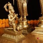 Pure Brass Large Ram Darbar Set | Lord Ram 27" with Divine Family | Superfine Temple Grade Collection | 46.17 kg Premium Sacred Art | Traditional Murti